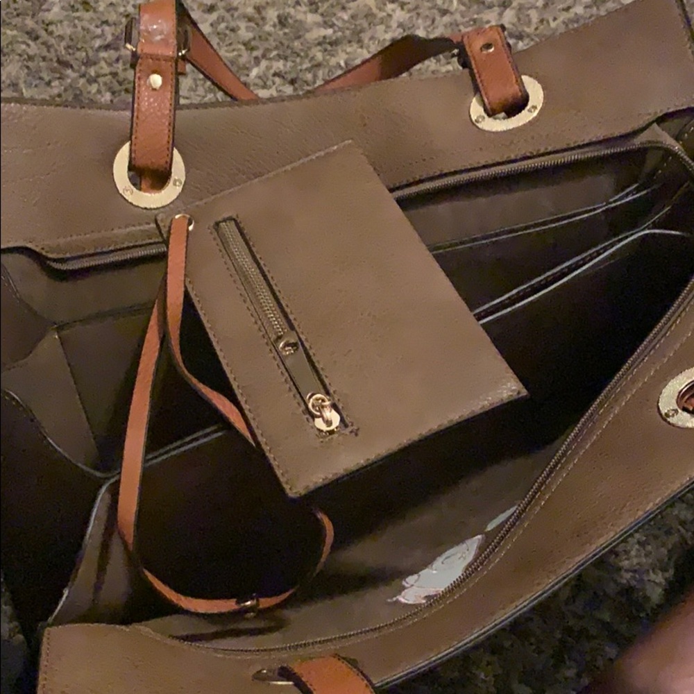 Shoulder bag / Brown and tan - Picture 2 of 4